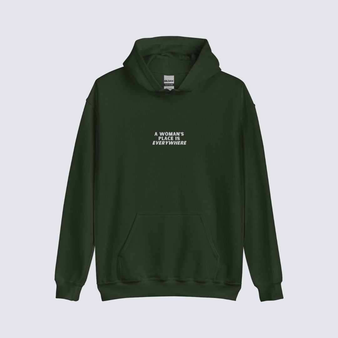 The Genevieve Hoodie — Dark Green
