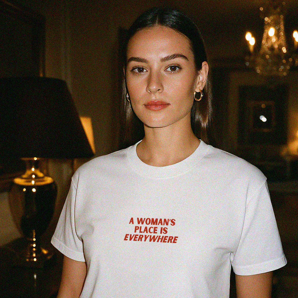 The Lennon Tee — White 100% Cotton Heavyweight T-Shirt