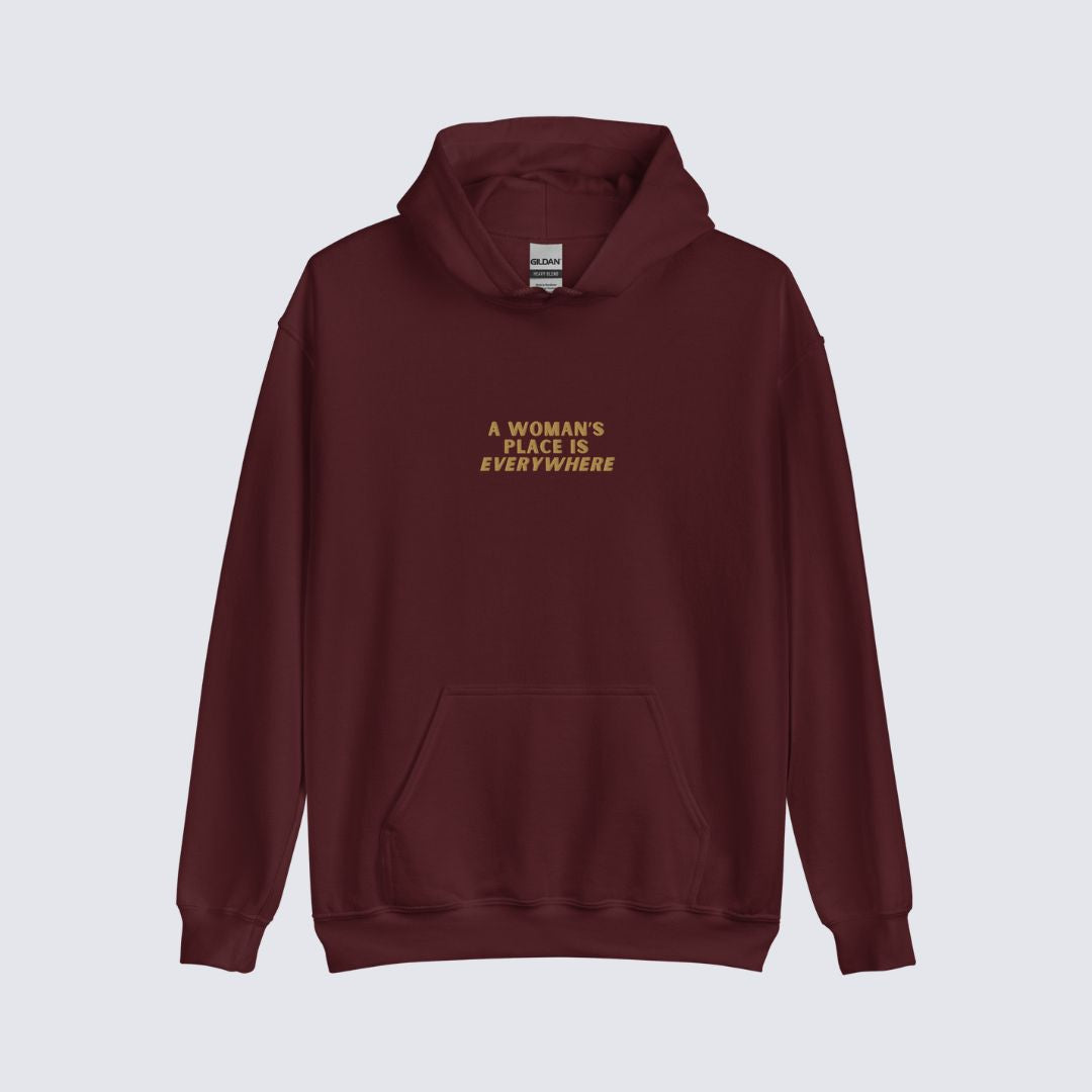 The Genevieve Hoodie — Maroon