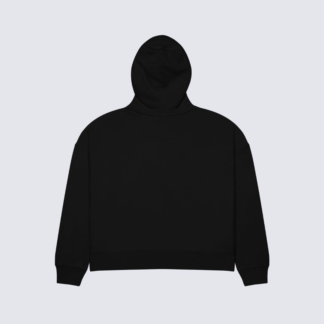 The Noa Hoodie — Black 100% Organic Cotton Hoodie