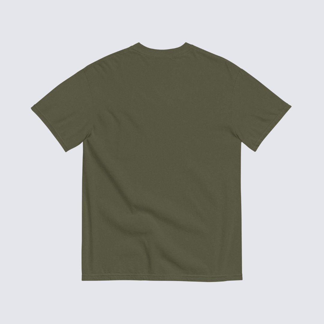 The Emery Tee — Olive Green 100% Cotton Heavyweight Tee