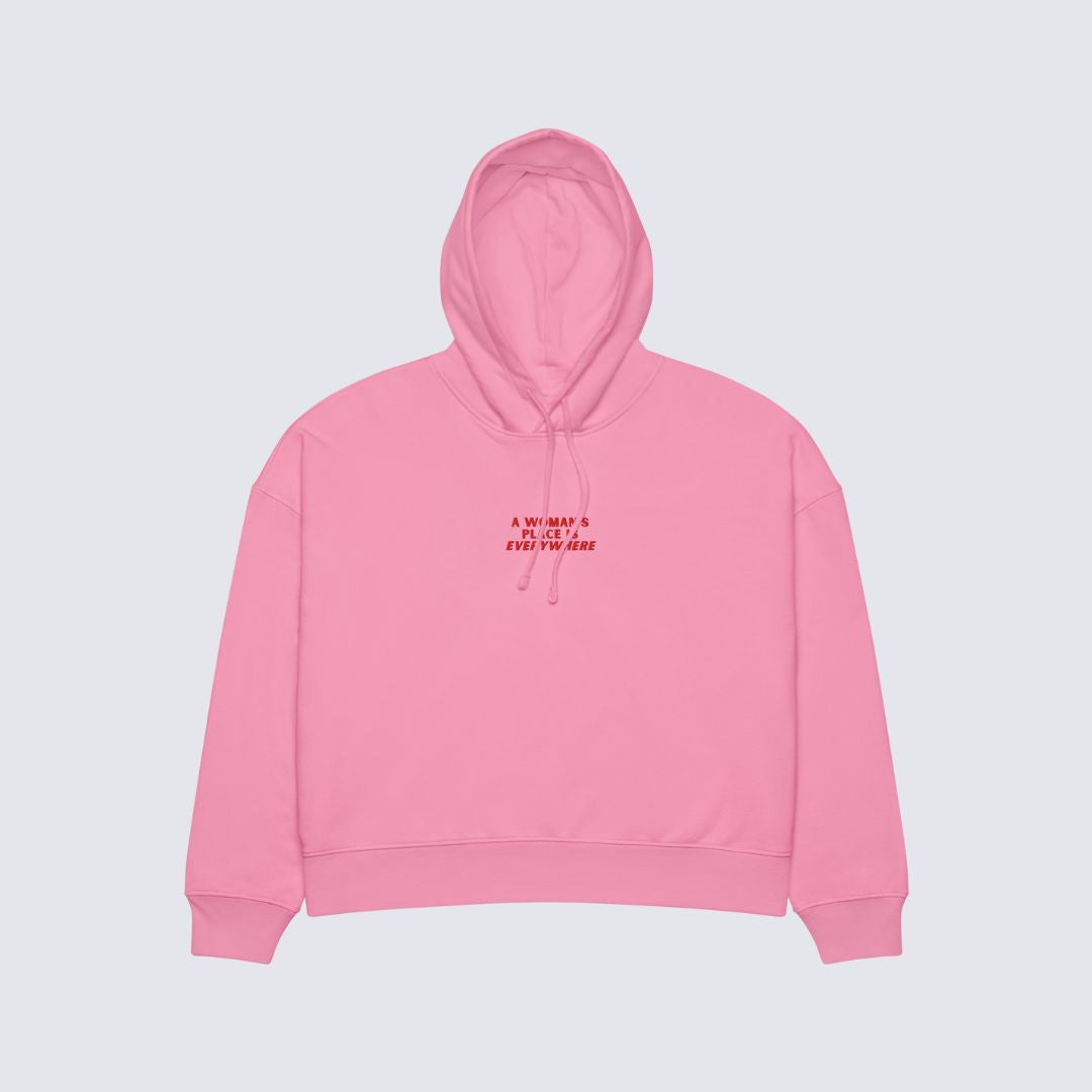 The Noa Hoodie — Bubble Pink 100% Organic Cotton Hoodie