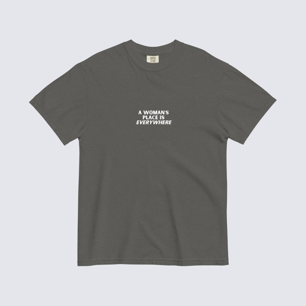 The Emery Tee — Dark Gray 100% Cotton Heavyweight Tee