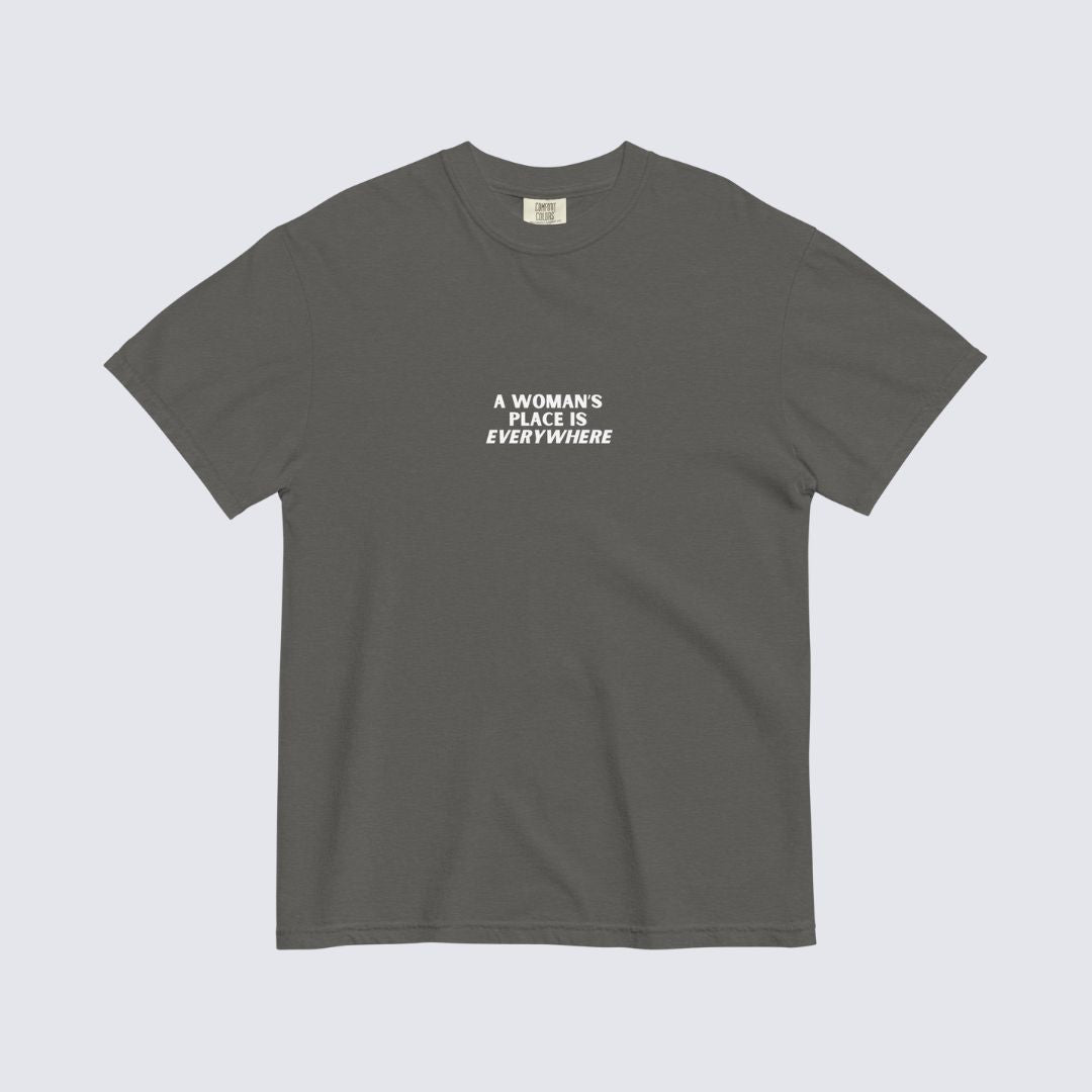 The Emery Tee — Dark Gray 100% Cotton Heavyweight Tee