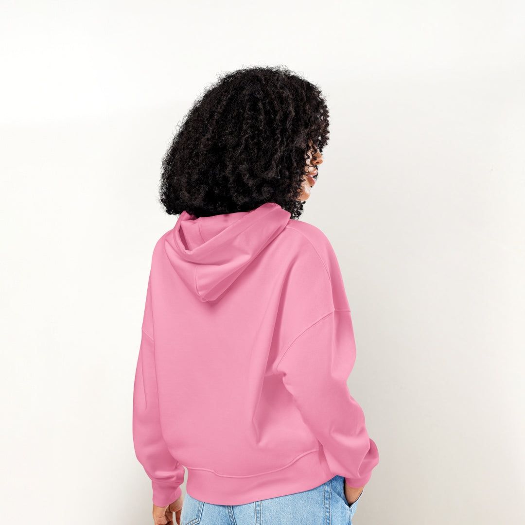 The Noa Hoodie — Bubble Pink 100% Organic Cotton Hoodie