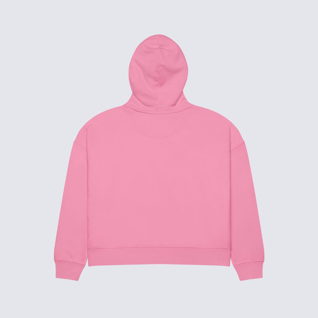 The Noa Hoodie — Bubble Pink 100% Organic Cotton Hoodie