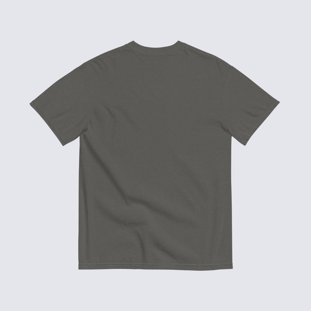 The Emery Tee — Dark Gray 100% Cotton Heavyweight Tee