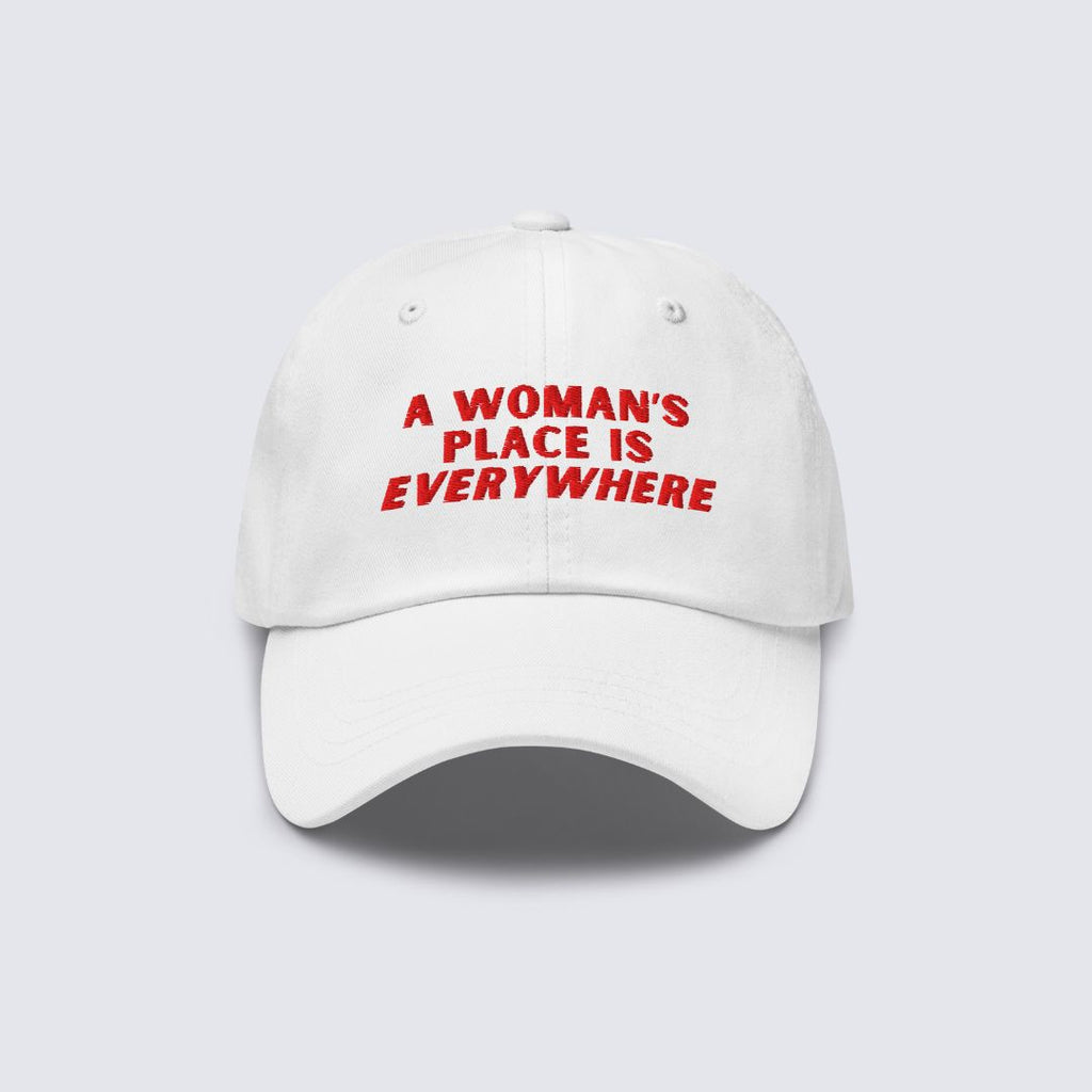 The Bellamy Hat — White 100% Cotton Dad Cap
