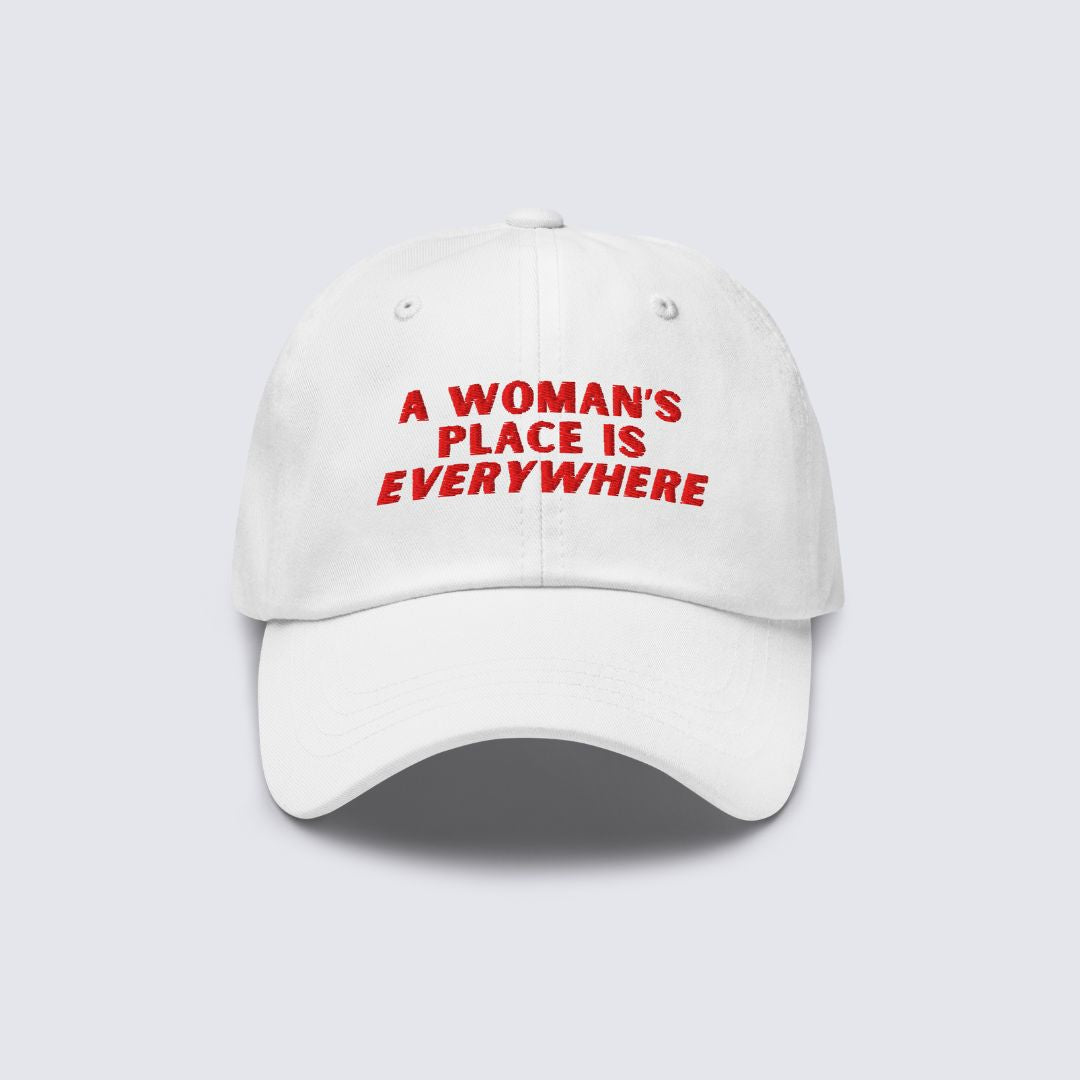 The Bellamy Hat — White 100% Cotton Dad Cap