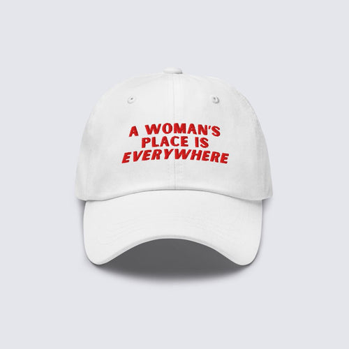 The Bellamy Hat — White 100% Cotton Dad Cap