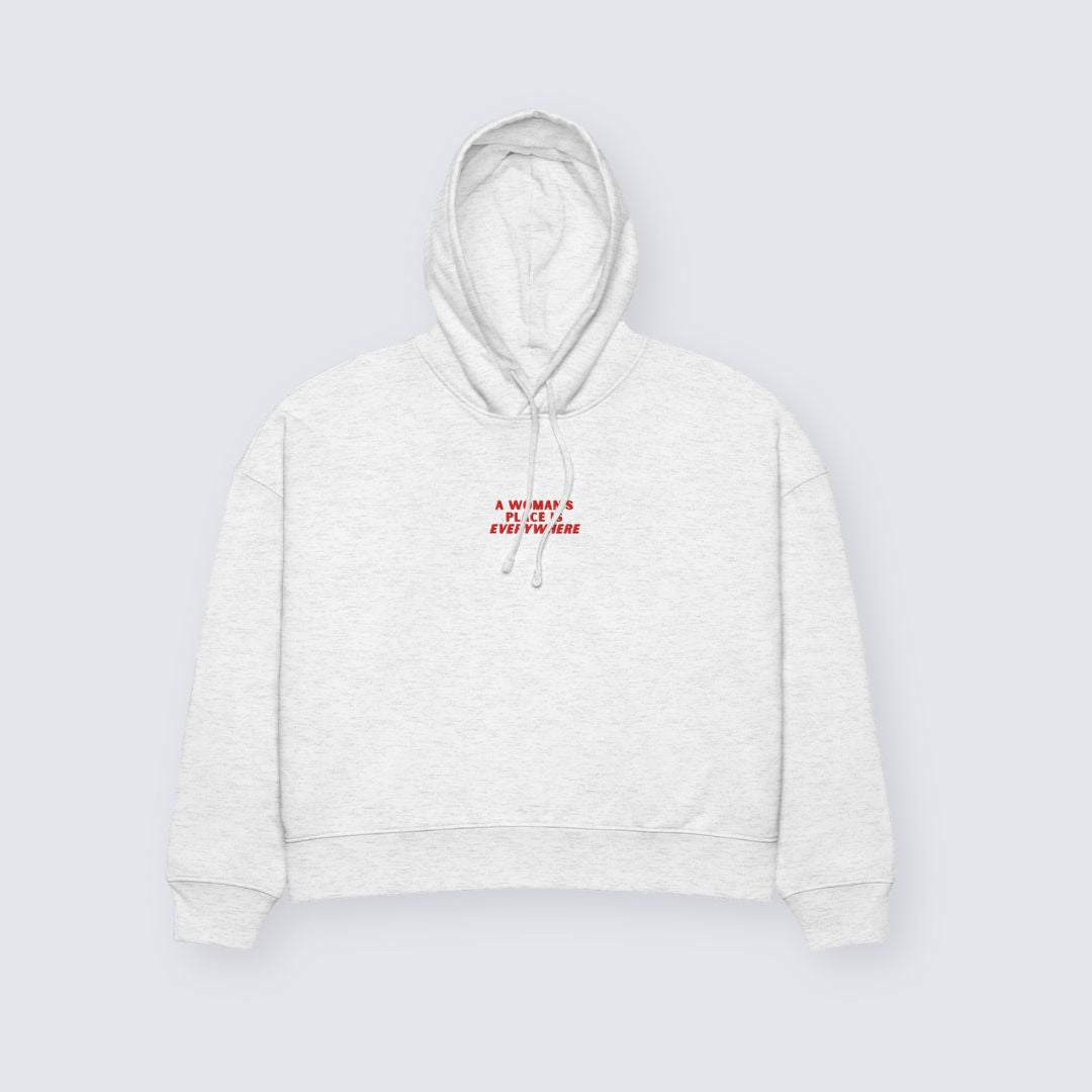 The Noa Hoodie — Heather Grey 100% Organic Cotton Hoodie