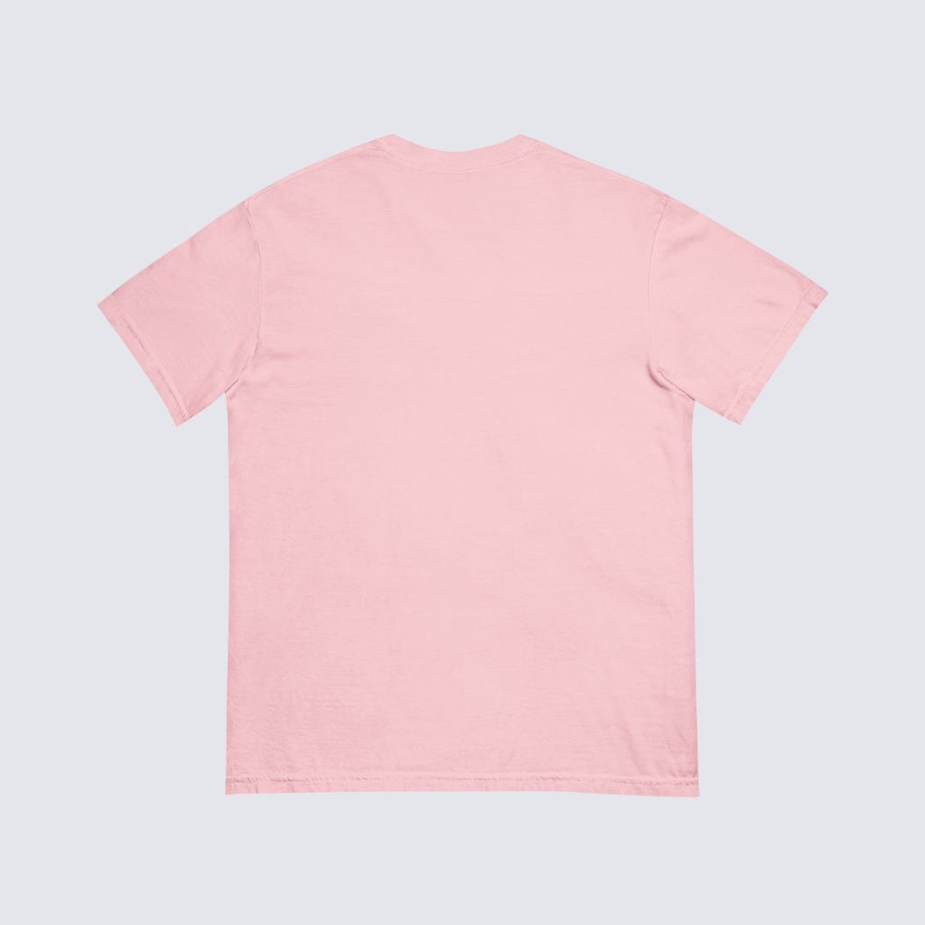 The Lennon Tee — Pink 100% Cotton Heavyweight T-Shirt