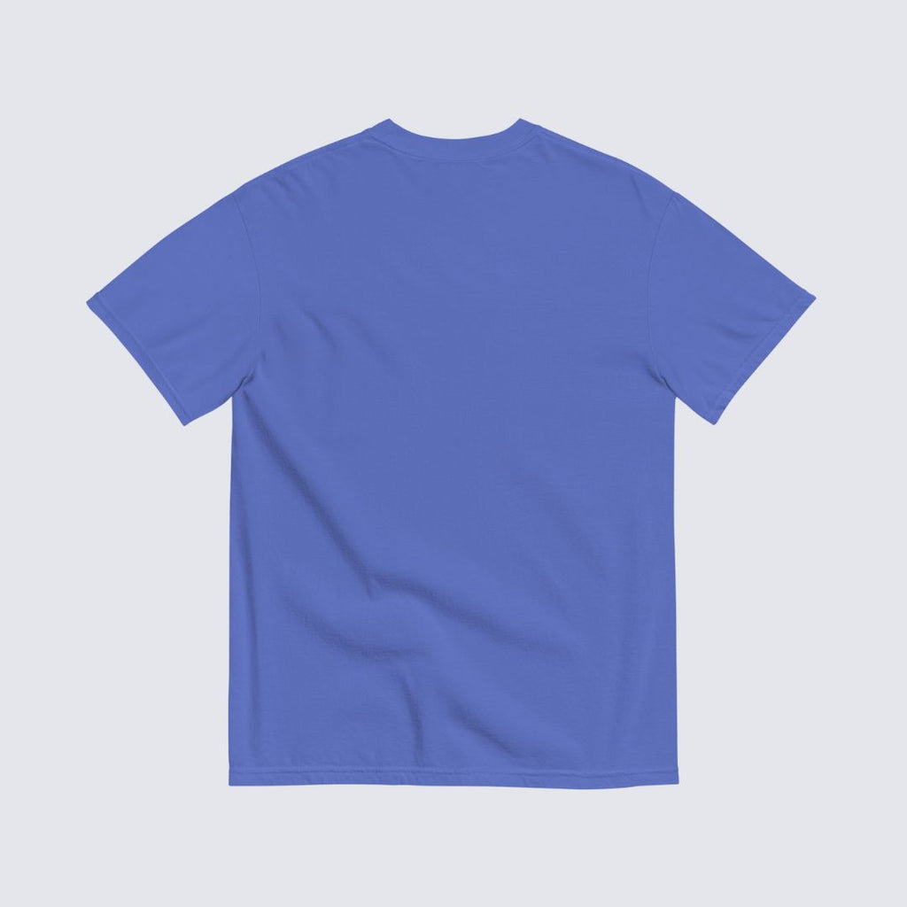 The Emery Tee — Blue 100% Cotton Heavyweight Tee