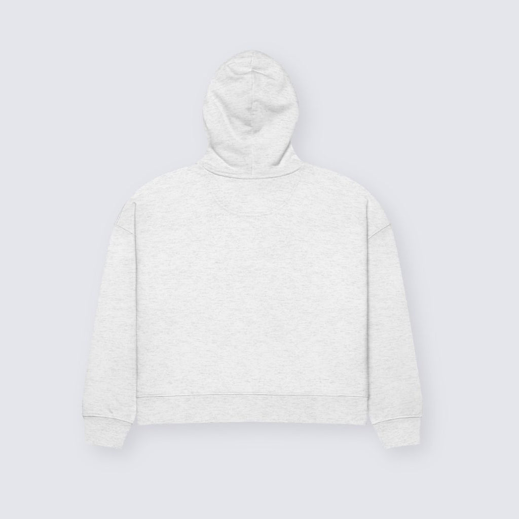 The Noa Hoodie — Heather Grey 100% Organic Cotton Hoodie