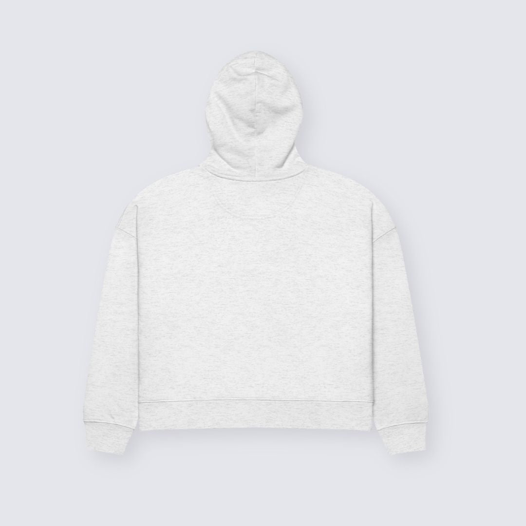 The Noa Hoodie — Heather Grey 100% Organic Cotton Hoodie