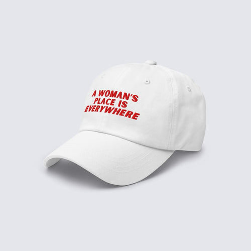 The Bellamy Hat — White 100% Cotton Dad Cap