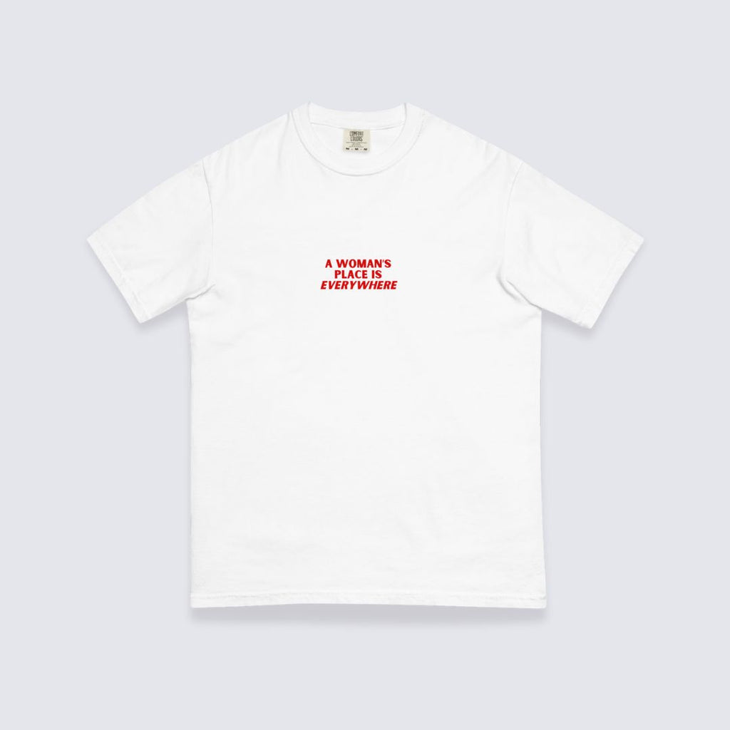 The Lennon Tee — White 100% Cotton Heavyweight T-Shirt