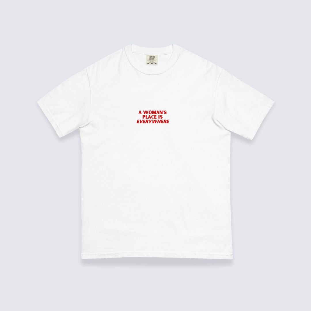 The Lennon Tee — White 100% Cotton Heavyweight T-Shirt