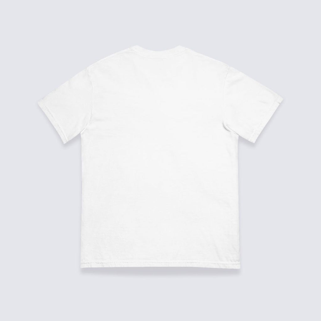 The Lennon Tee — White 100% Cotton Heavyweight T-Shirt
