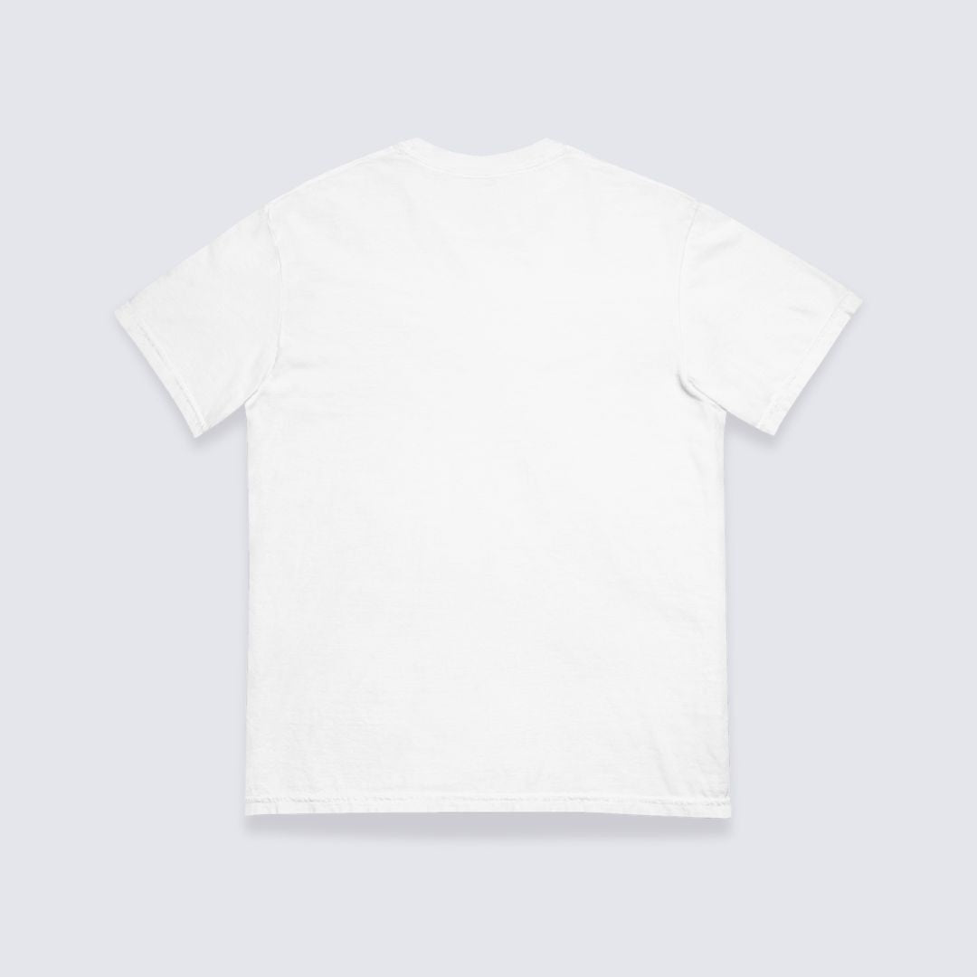 The Lennon Tee — White 100% Cotton Heavyweight T-Shirt