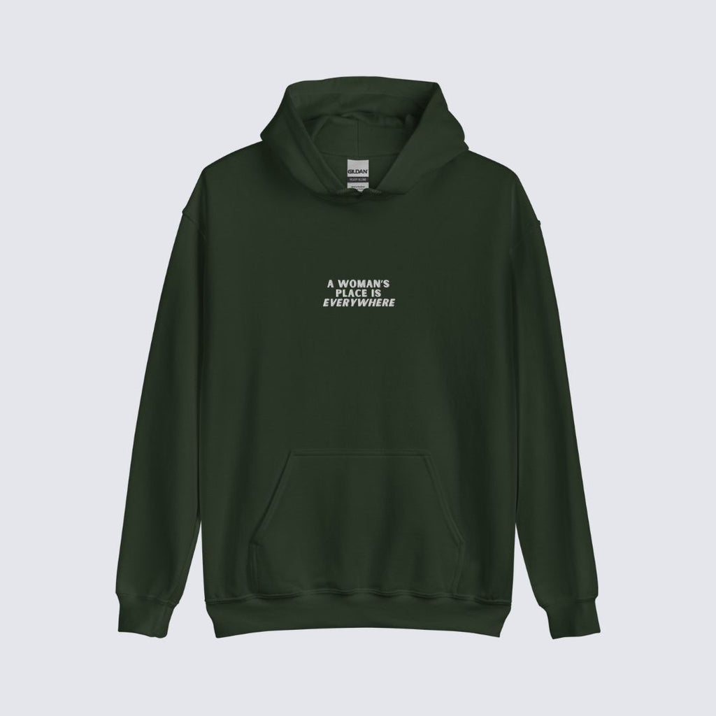 The Genevieve Hoodie — Dark Green