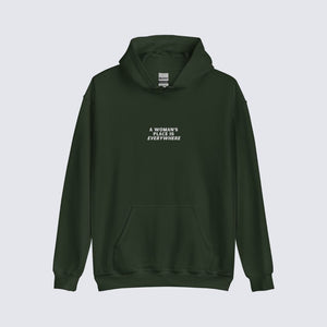 The Genevieve Hoodie — Dark Green