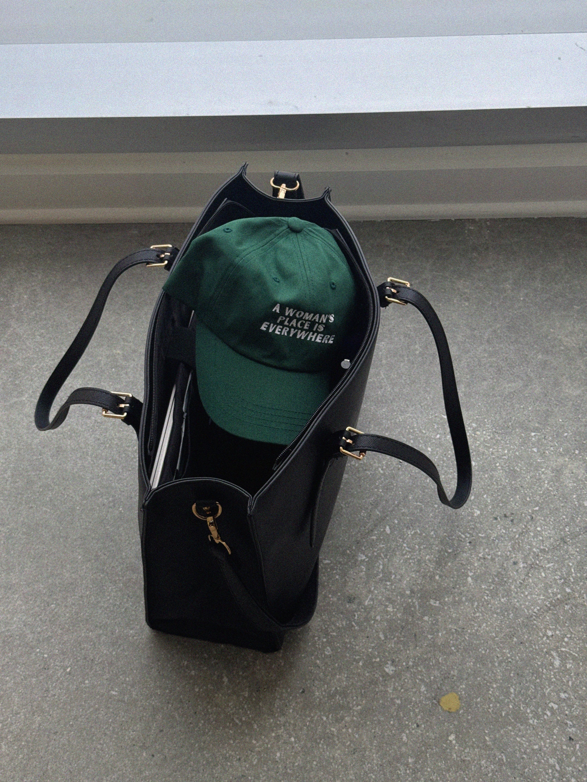 The Camden Hat — Spruce Green 100% Cotton Dad Cap