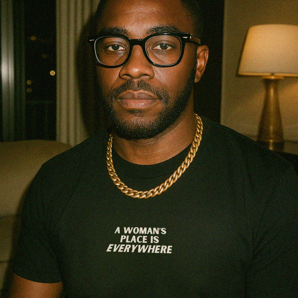 The Remy Tee — Black 100% Cotton Heavyweight T-Shirt