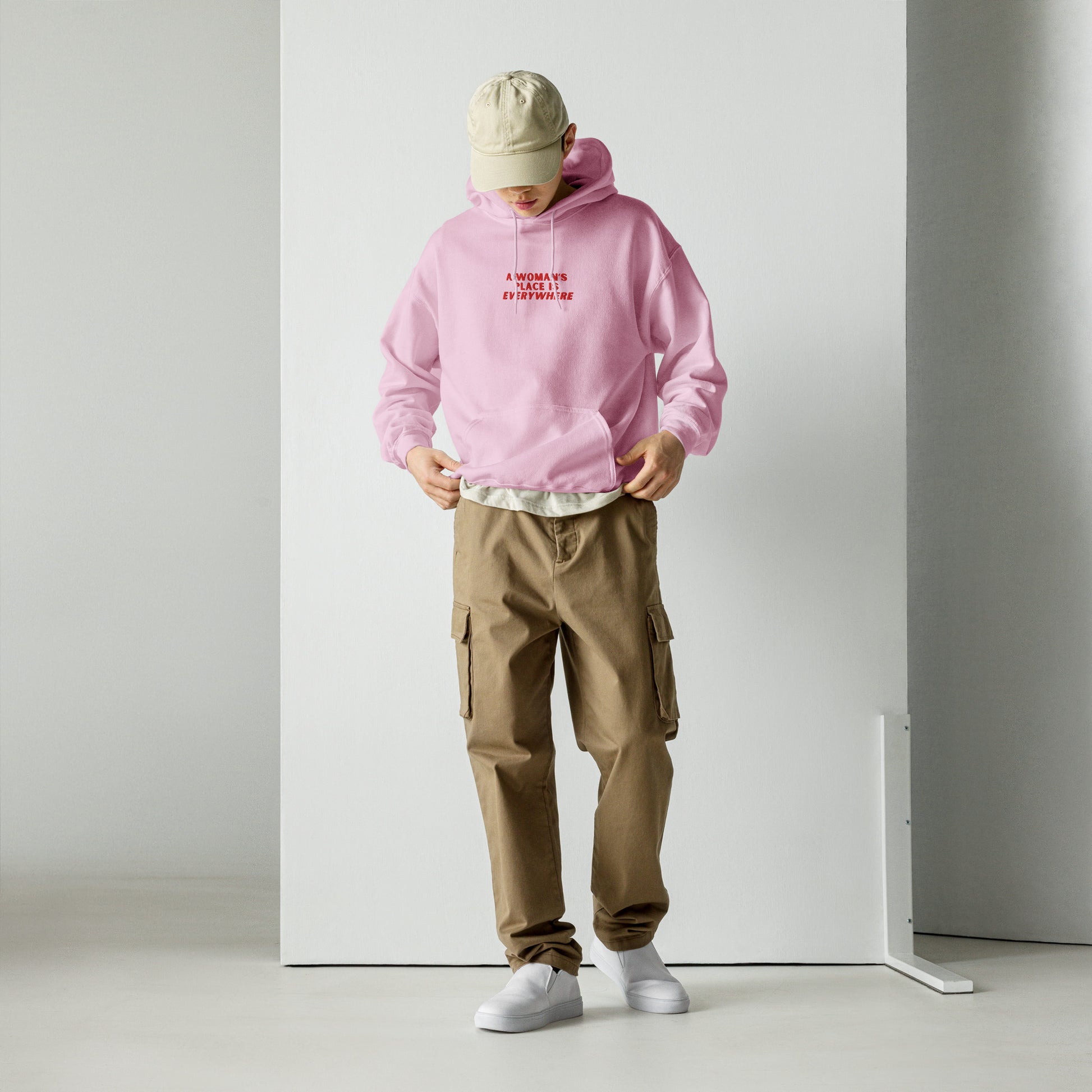 The Parker Hoodie — Light Pink Mid-Weight Hoodie