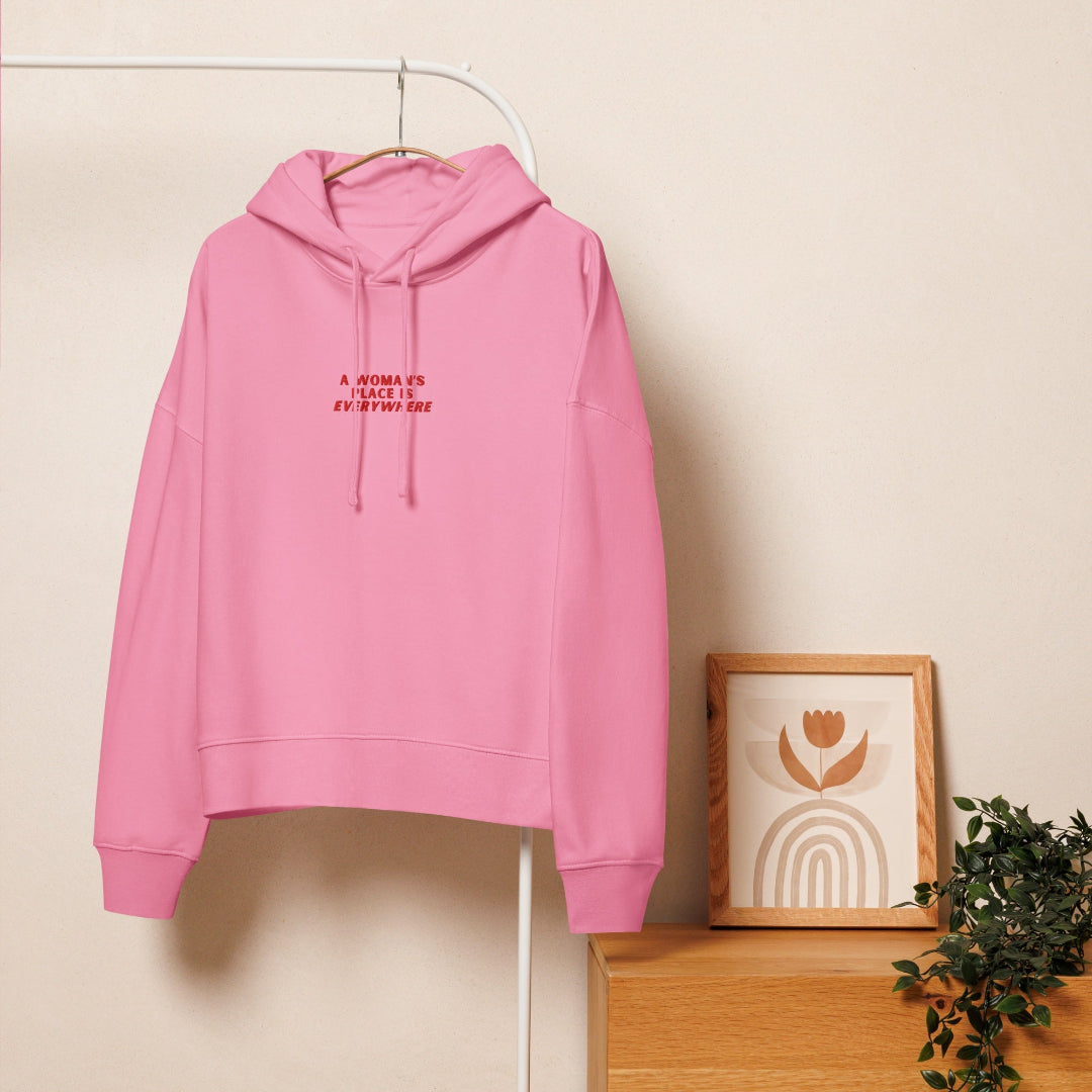 The Noa Hoodie — Bubble Pink 100% Organic Cotton Hoodie